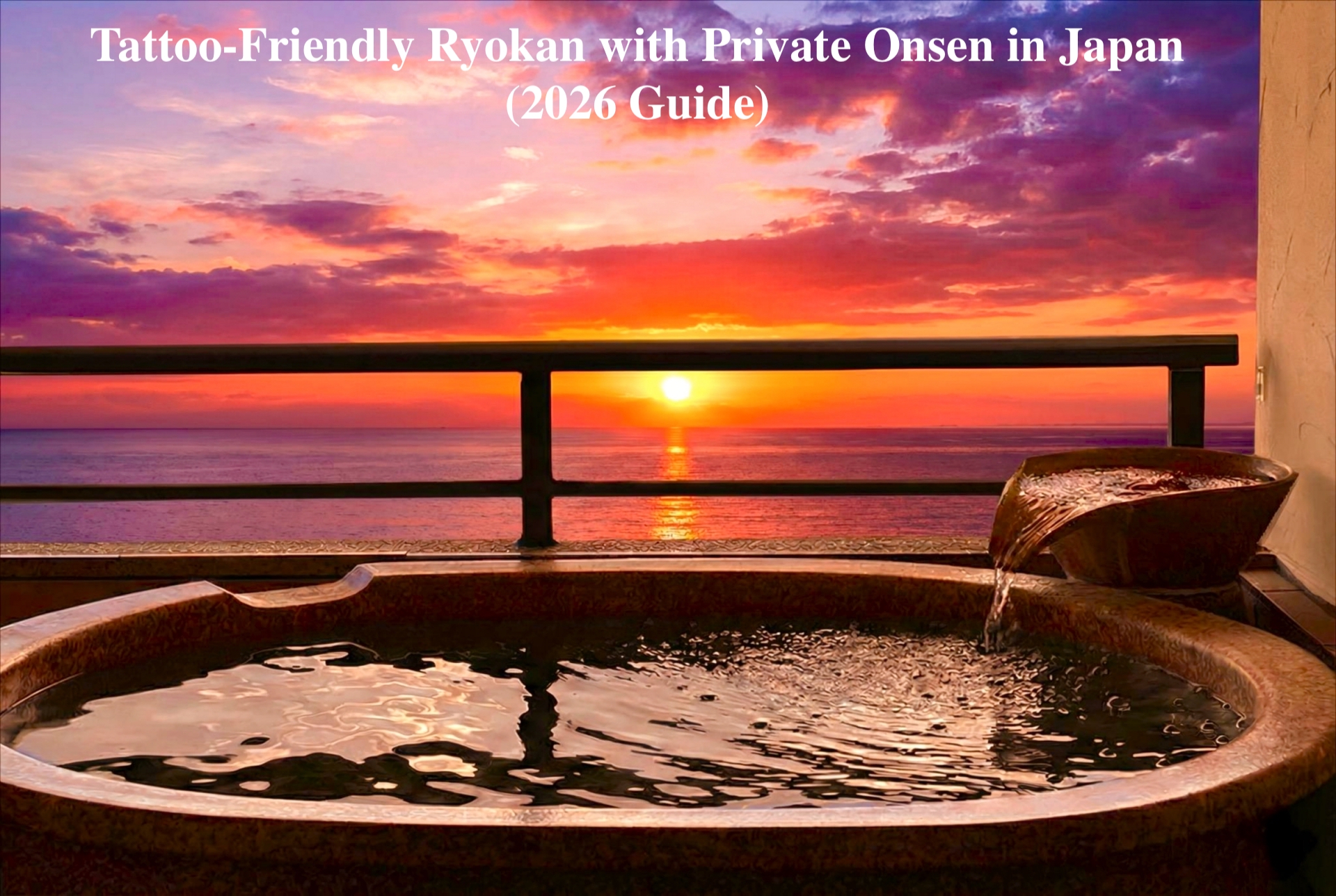 Tattoo-Friendly Ryokan with Private Onsen in Japan (2026 Guide)