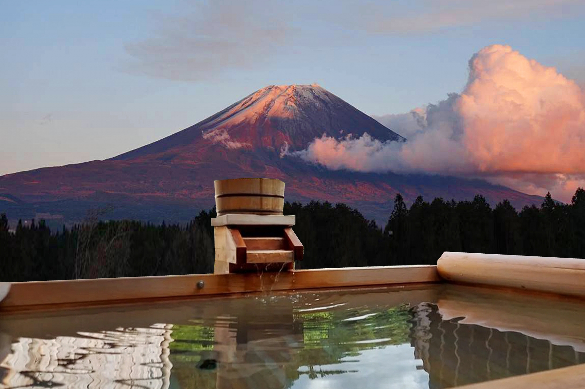 Mt. Fuji view private Onsen