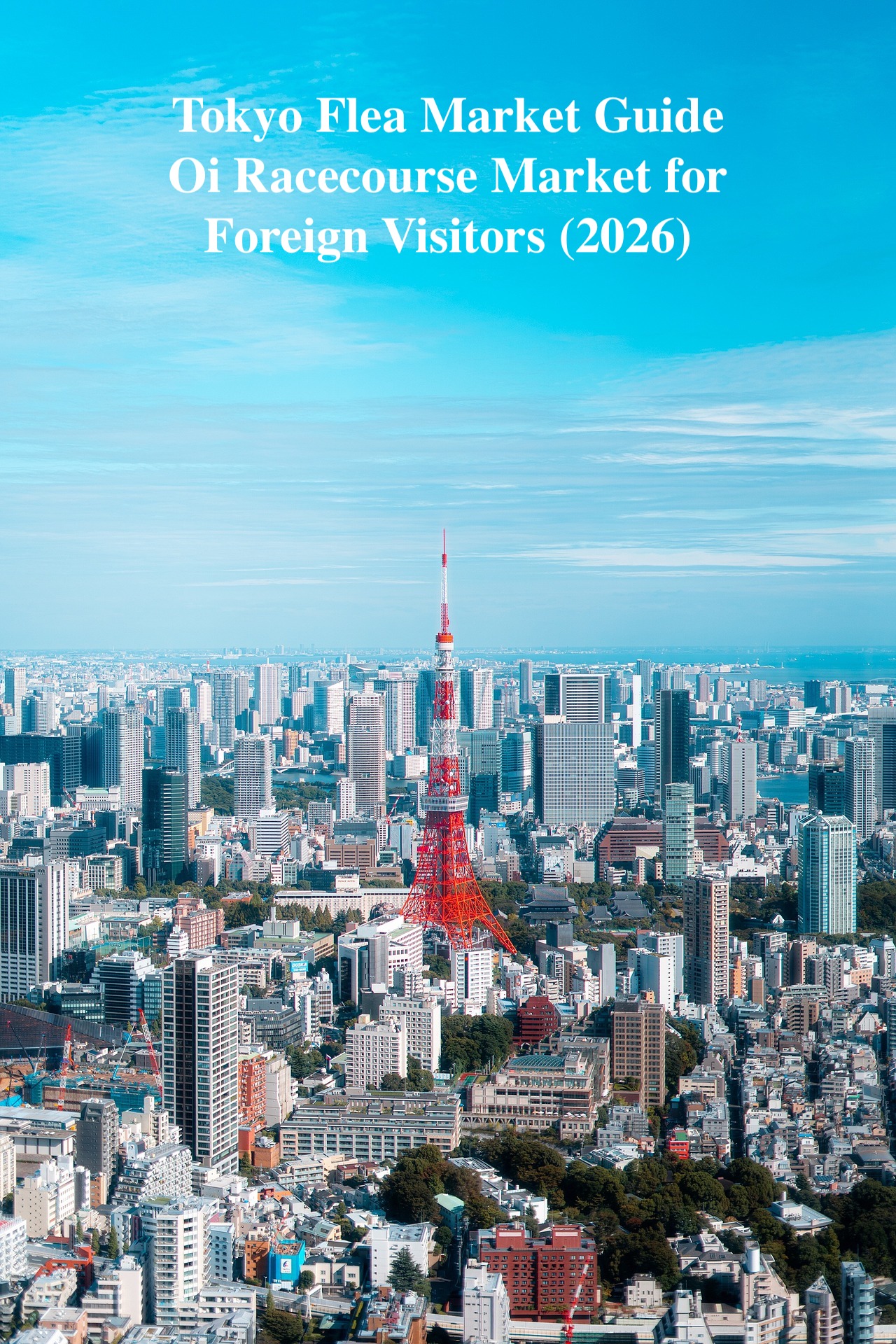 Tokyo Flea Market guide Oi Racecourse market for foreign visitors 2026